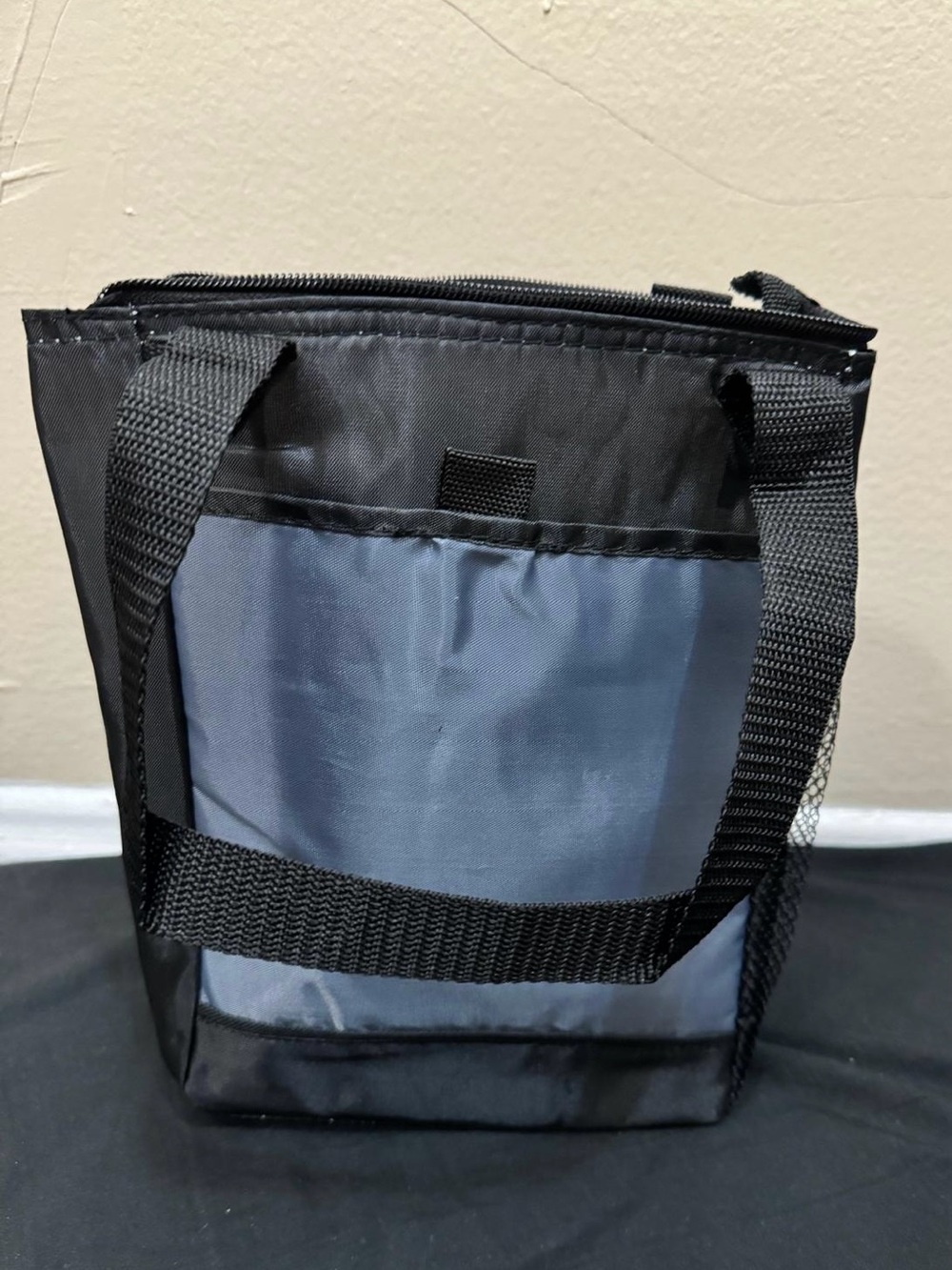 Black and Gray Men’s Vertical Tote Bag - Casual Carry